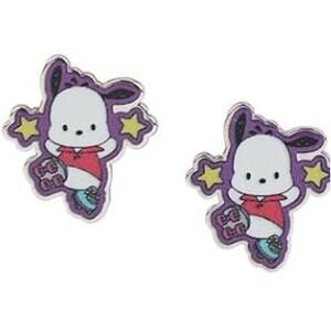 New Hello Kitty Pipsticks + Sanrio Pochacco Roller Skate Stud Post Earrings